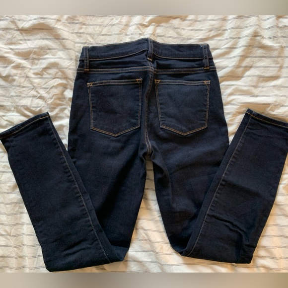 J Crew Mercantile indigo skinny jeans Sz 25 - Picture 1 of 4